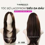 Tóc Bộ Lacefront Siêu Da Polite II NAKIQUEEN Cao Cấp Mái Bay Thẳng Đuôi Cụp Phong Cách Hàn Quốc
