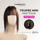 TOUPEE MINI TÓC THẬT (FORM MỎNG)