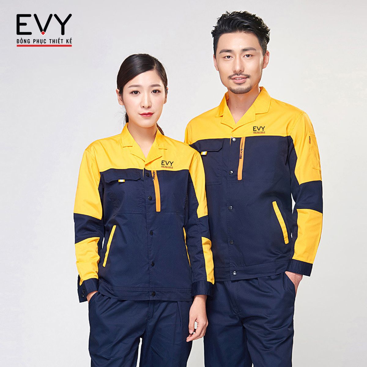 Bộ bảo hộ lao động dài tay BH004