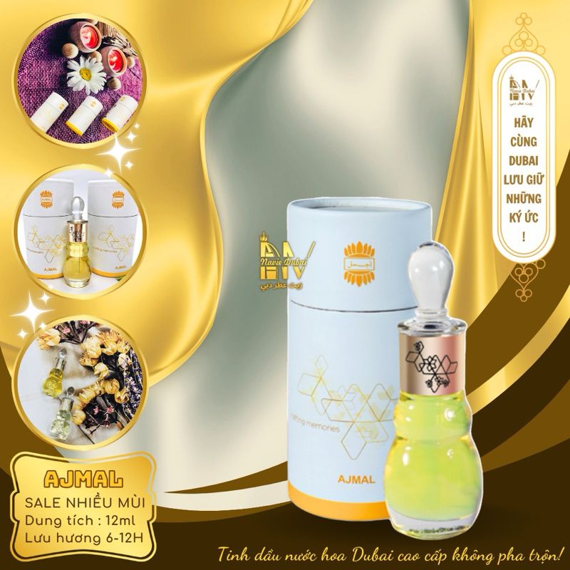 Navie Dubai Tinh dầu nước hoa Dubai Ajmal 12ml