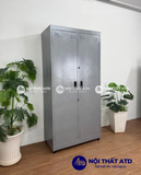 Tủ locker sắt 2 cánh ngang