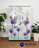 Tủ quần áo nhựa quần áo 3 cánh