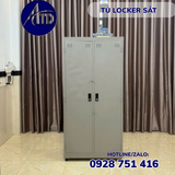 Tủ locker sắt 2 cánh ngang
