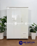 Tủ quần áo nhựa quần áo 3 cánh