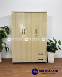 Tủ quần áo nhựa quần áo 3 cánh