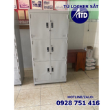 Tủ locker sắt 6 ngăn