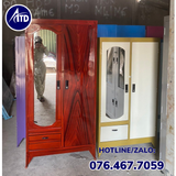 Tủ quần áo sắt - Vân gỗ