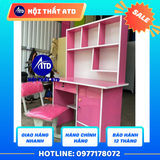 Bàn học OKAL cho bé, thiết kế thông minh, kích thước 1m2 x 45cm x 1m5