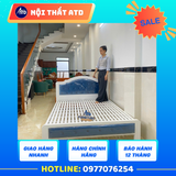 Giường Sắt Hộp 5x10: Kích thước 1m8 x 2m