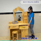Bàn Trang Điểm Gỗ Thông Tự Nhiên