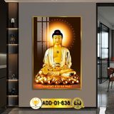 Tranh Phật Treo Tường Tráng Gương Ta Bà Tam Thánh CHÂN THIỆN MỸ, Làm Quà Tặng, Trang Trí Phòng Thờ TTP-D1-057