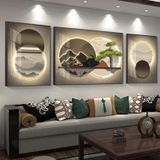 Bộ 3 Tranh Treo Tường Hươu Tài Lộc Tráng Gương Trang Trí Decor Phòng Khách Hợp Phong Thủy, Quà Tặng Tân Gia
