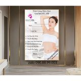 Tranh triệt lông tráng gương cho spa thẩm mỹ viện Tranh Quảng Cáo Cao Cấp