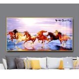 Tranh Mã Đáo Thành Công - Tranh tráng gương cao cấp - Sự thành công toả sáng, điểm nhất tinh thần trong ngôi nhà
