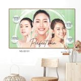 ( Nhiều mẫu) Tranh Dán Tường cho Spa/ Thẩm Mỹ Viện/ Nail Mi/ Phun Xăm Thẩm Mỹ Phong Cách Hiện Đại Luxe Home Decor
