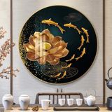 Tranh treo tường tráng gương tròn phong thủy giá rẻ siêu đẹp - Đa dạng mẫu tranh tráng gương tròn cao cấp tại Lala