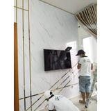 Tấm nhựa ốp tường pvc vân đá khách đặt mua shop cắt ( 400 x 1200 mm ) ship từ 5 tấm trở lên không ship dưới 5 tấm ạ