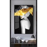 (80x120)Tranh Tráng Gương Cô Gái Hiện Đại,sáng Bong,bền,đẹp