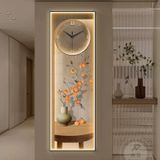 Đồng Hồ Điện LED Cao Cấp Chất Liệu Mica Pha Lê Khung Hợp Kim Tranh Treo Phòng Khách, Phòng Ngủ, Cửa Hàng..
