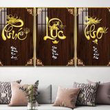Tranh tráng gương PHÚC LỘC THỌ ( nhiều mẫu) trang trí nhà cửa . Tặng kèm Đinh treo không cần khoan tường