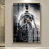 Tranh Poster Cầu Thủ Cr 7 , Treo Tường, Tráng Gương Cao Cấp, Mẫu Mã Cực Ngầu và Chất. Decor Phòng Decor Tường