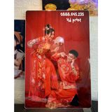 Khung ảnh gỗ tráng gương treo tường bo viền 40x60 ,50x75 ,60x90 in theo yêu cầu