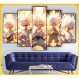 Tranh One piece/Dragon ball Tráng Gương 5d Cao Cấp Luffy/ Zoro/ACE Tráng Trí Phòng Khách/ Game/ Phòng Ngủ/ Shop Quần Áo