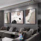 T33 Bộ 3 Tranh Trừu Tượng Treo Phòng Khách/ Ngủ/ Hiện Đại Hươu Nai Bắc Âu/ Khách Sạn/ Cá Ngựa Mã Decor Hiện Đại