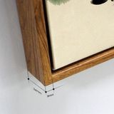 (Tranh Canvas) Tranh Phật nền vân gỗ cổ treo tường decor phòng thờ, bàn đạo trà tĩnh tâm