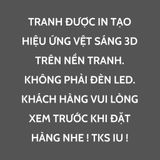Tranh Tráng Gương Treo Tường Gấu Bearbrick/ Kaws in 3D UV Cao Cấp Trang Trí Phòng Khách, Phòng Ngủ, Livestream