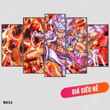Tranh Tráng Gương Luffy Zoro One Piece Decor Phòng Ngủ , Tranh Treo Tường Gaming Có Sẵn Keo Dán Không Cần Khoan Tường