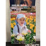 Khung ảnh gỗ tráng gương treo tường bo viền 40x60 ,50x75 ,60x90 in theo yêu cầu