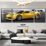 SET 3 Tranh Siêu Xe Tráng Gương Treo Tường Phòng Khách/ Trang Trí Shop/ Quà Tặng Khách Hàng/ Shop Quần áo/ Decor Nhà