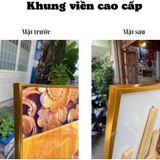 Tranh treo tường- Tranh Laminte tráng gương Ly Rượu Nghệ Thuật Treo Phòng Ăn, Nhà Bếp- Bộ 2 tấm