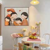 Tranh Gia Đình Bố Mẹ Con/ Tranh Treo Tường Phòng Khách/ Phòng Ăn/ Phòng Ngủ/ Lối Vào Đại Sảnh/ Hành Lang/ Quà Tặng