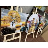 SET Bộ 3 Tranh Tráng Gương Cao Cấp/ Tranh Treo Tường Phòng Khách/ Phòng Ngủ/ Quà Tặng Tân Gia