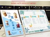 (Sẵn Hàng) Bảng Led Hộp Đèn Quảng Cáo, Khung Tranh Điện A2 Để Bàn, Treo Tường
