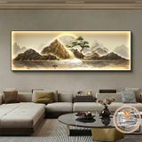 Tranh Điện LED Sơn Thủy Thác Nước Chảy mang ý nghĩa trường tồn Hùng Vĩ Rộng lớn thu hút tài lộc cho Gia chủ sở hữu