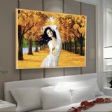 Tranh Treo Tường Cô Gái Nghệ Thuật/ Tranh Treo Phòng Khách/ Ngủ/ Nhà Hàng/ Khách Sạn/Trang Trí Nhà Cửa/Trang Tráng Gương