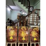 Bộ 3 tranh tráng gương phúc lộc thọ kt 40-60*3,tặng kèm đinh treo,không cần khoan tường. Treo Tường Phòng Khách Treo Phòng