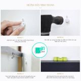 Tranh in vải canvas treo tường decor phòng khách sắc màu trừu tượng 60 x 90 cm Decor Tường Đồng