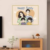 Tranh Gia Đình Bố Mẹ Con/ Tranh Treo Tường Phòng Khách/ Phòng Ăn/ Phòng Ngủ/ Lối Vào Đại Sảnh/ Hành Lang/ Quà Tặng