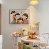 Tranh Gia Đình Bố Mẹ Con/ Tranh Treo Tường Phòng Khách/ Phòng Ăn/ Phòng Ngủ/ Lối Vào Đại Sảnh/ Hành Lang/ Quà Tặng