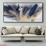 T47 Tranh Lông Vũ Treo Tường Decor Phòng Ngủ Phòng Khách/ Bàn làm Việc/ Lối Lên cầu thang nhà cửa Đại Sảnh Khách Sạn