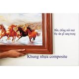 Tranh phong cảnh xưa loại tráng gương bản có khung sản xuất kích thước lớn theo yêu cầu