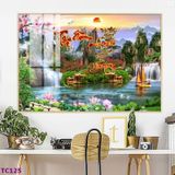 Tranh Tráng Gương Cao Cấp Tri Ân Thầy Cô, Nhà Giáo Mẫu Mới hiện Đại Tặng Kèm Đinh Chuyên Dụng
