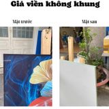 Tranh tráng gương - Bộ 3 tấm treo phòng khách, phòng thờ