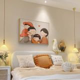 Tranh Gia Đình Bố Mẹ Con/ Tranh Treo Tường Phòng Khách/ Phòng Ăn/ Phòng Ngủ/ Lối Vào Đại Sảnh/ Hành Lang/ Quà Tặng