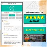 Tranh Tráng Gương Hoa Mai Vàng Phú Quý Tặng Kèm Đinh/ Tranh Phòng Khách/ Hành lang