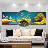 Nhiều Mẫu HIện Đại Bộ Tranh Treo Tường Tráng Gương In Uv 5D Cao Cấp. Trang Trí Nhà Cửa,Phòng Khách, Làm Quà Tặng Tân Gia